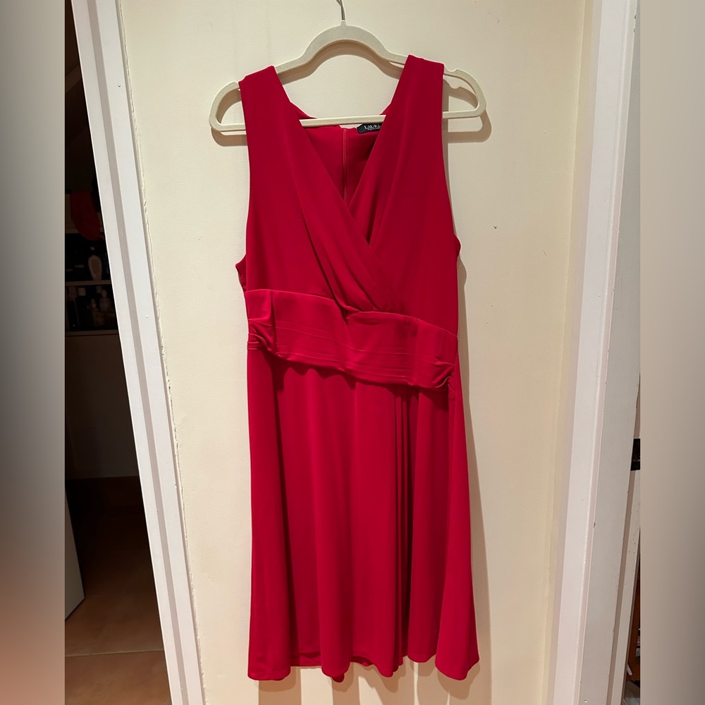 Ralph Lauren size 16 red dress NWT